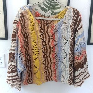 Free People Sweater Women's sz XL Batwing